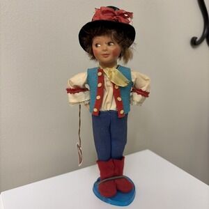 Vintage Baitz 9" Costume Souvenir Ethnic Doll Made in Austria